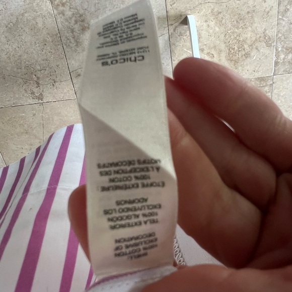 Chico’s ladies size medium, 100% cotton blouse, excellent condition, Long sleeve - Picture 2 of 10